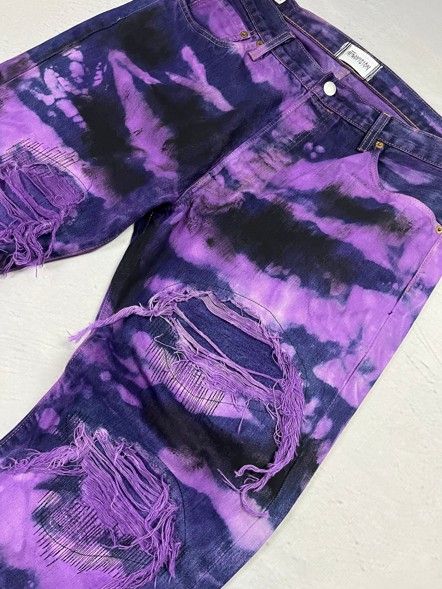 VIOLET STATIC DENIM