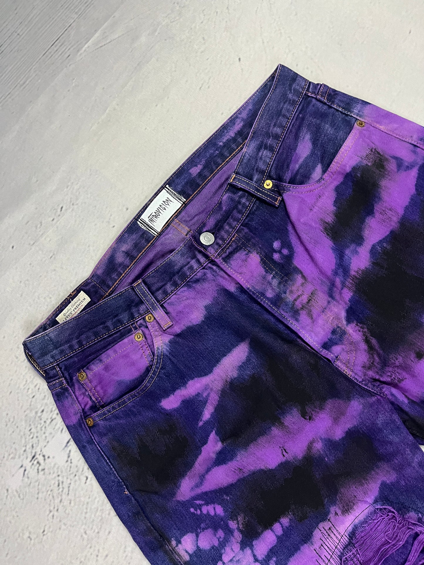 VIOLET STATIC DENIM