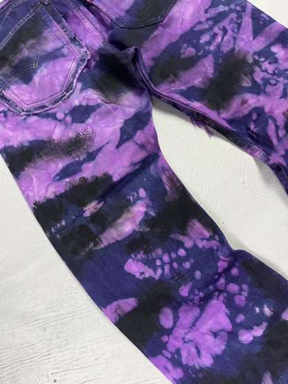 VIOLET STATIC DENIM