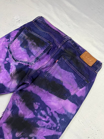 VIOLET STATIC DENIM