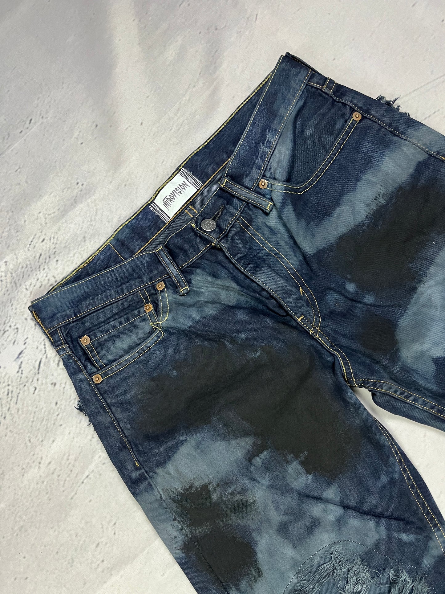 NEBULA BLEACH DENIM