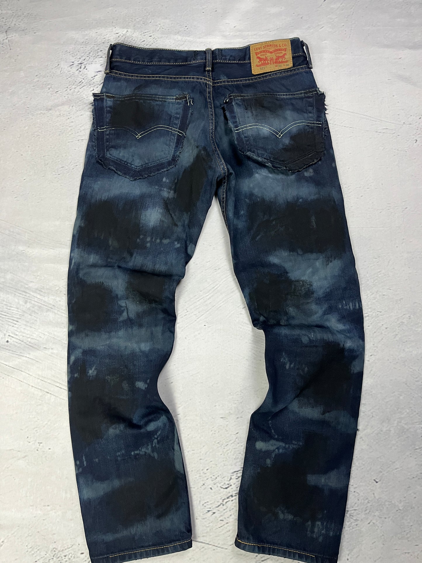 NEBULA BLEACH DENIM