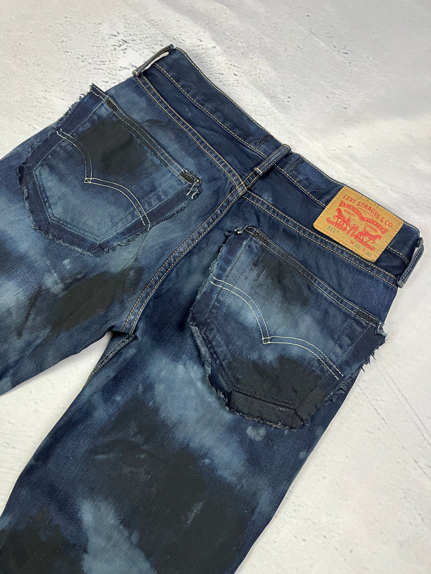 NEBULA BLEACH DENIM