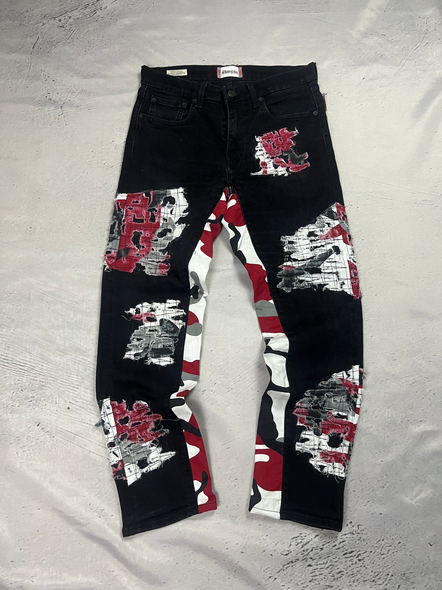 CAMO SPLATTER DENIM