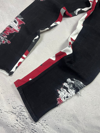 CAMO SPLATTER DENIM