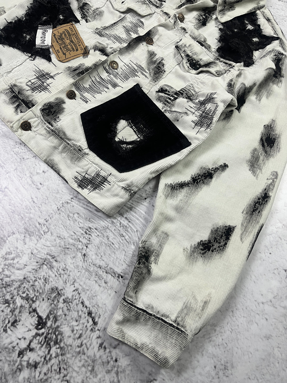 MONOCHROME INK CORDUROY JACKET