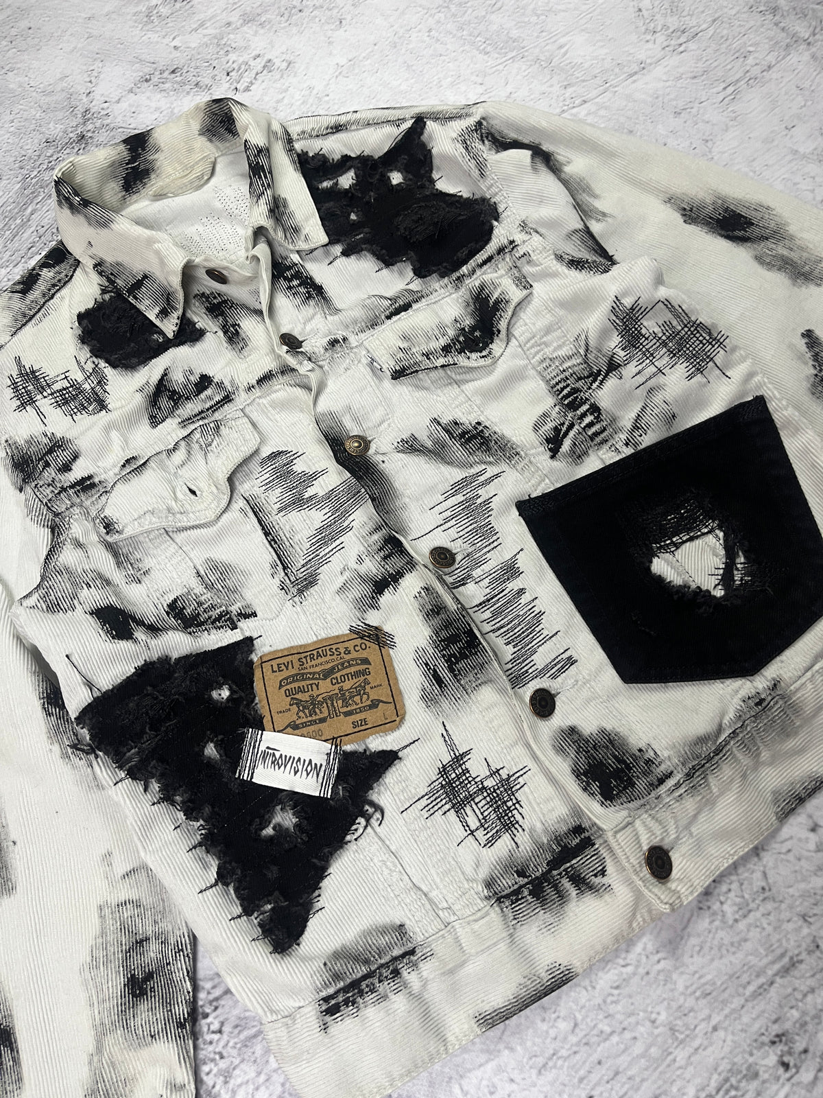 MONOCHROME INK CORDUROY JACKET