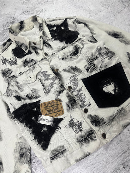 MONOCHROME INK CORDUROY JACKET