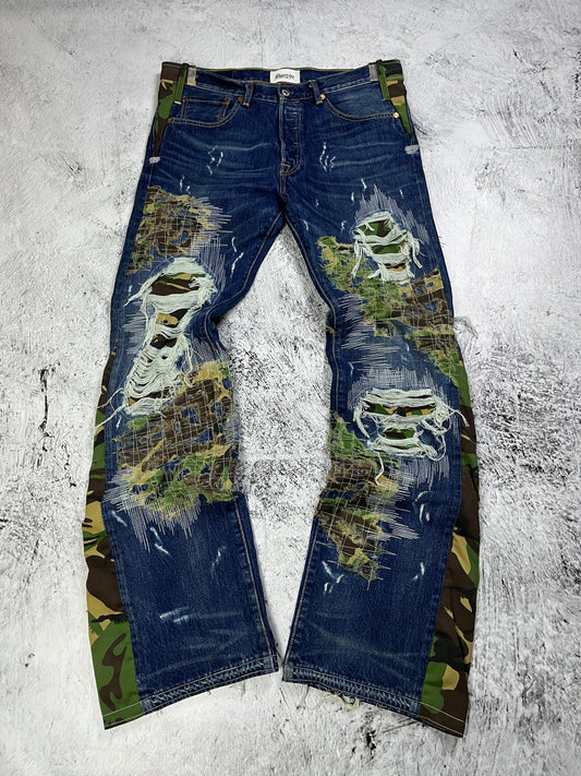 TRENCH RECONSTRUCT BORO DENIM