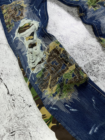 TRENCH RECONSTRUCT BORO DENIM