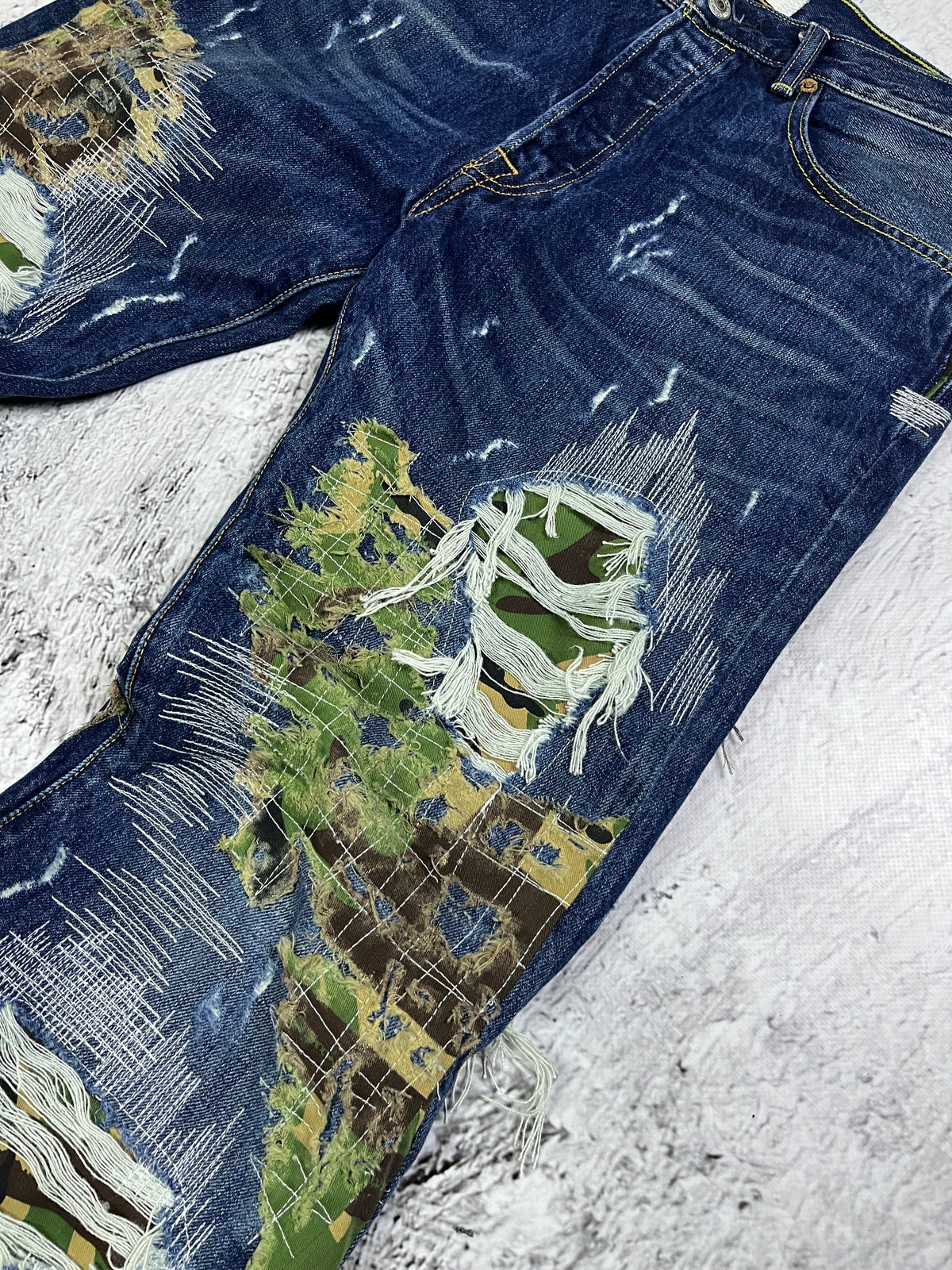 TRENCH RECONSTRUCT BORO DENIM