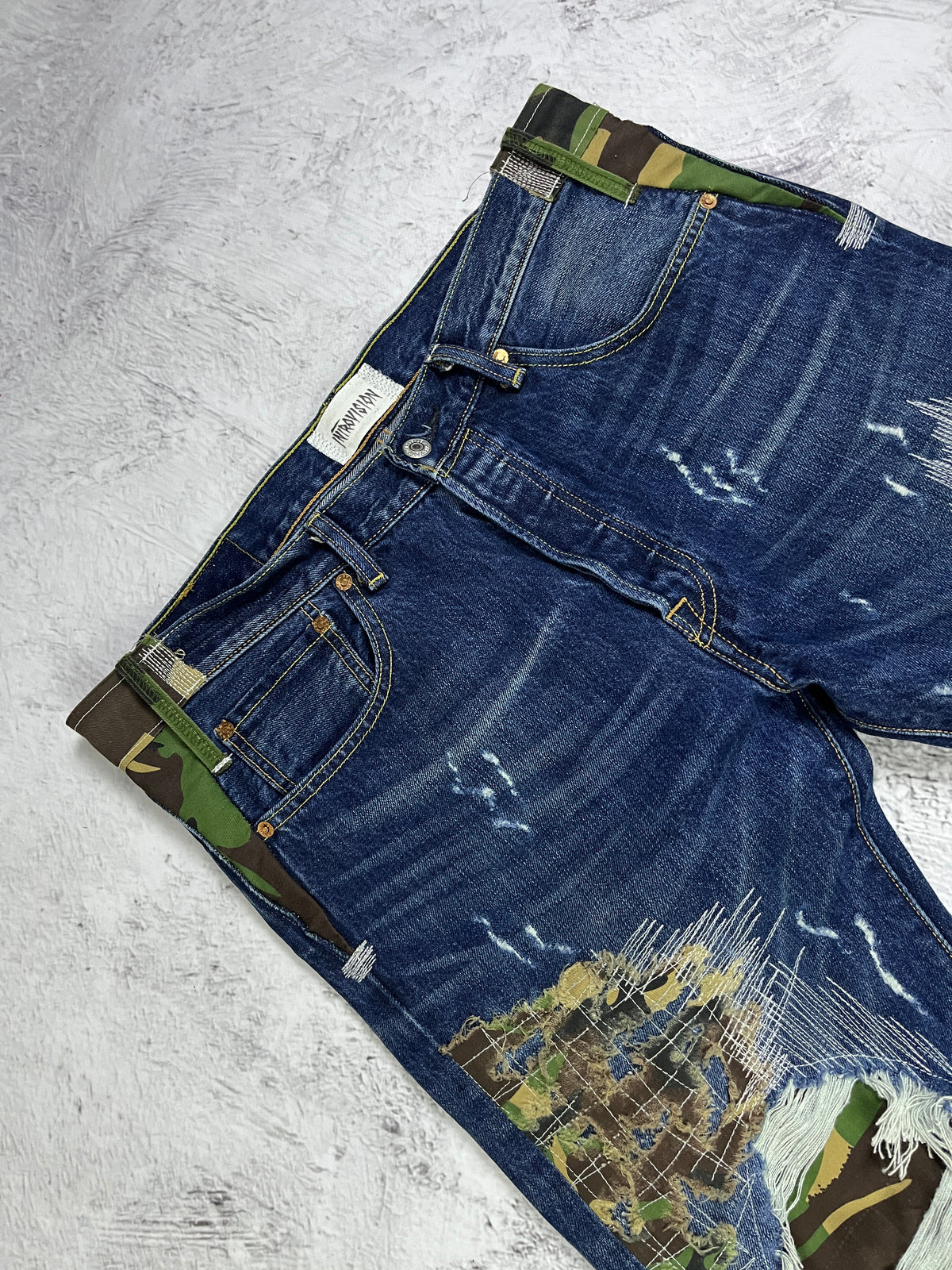 TRENCH RECONSTRUCT BORO DENIM