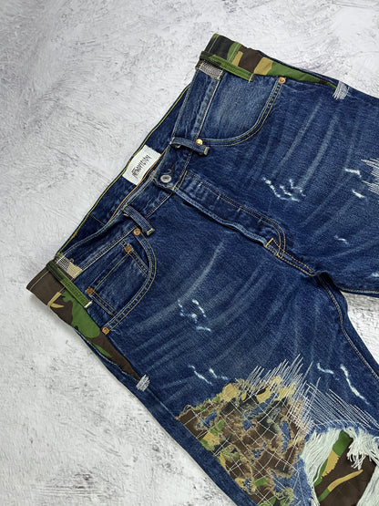 TRENCH RECONSTRUCT BORO DENIM