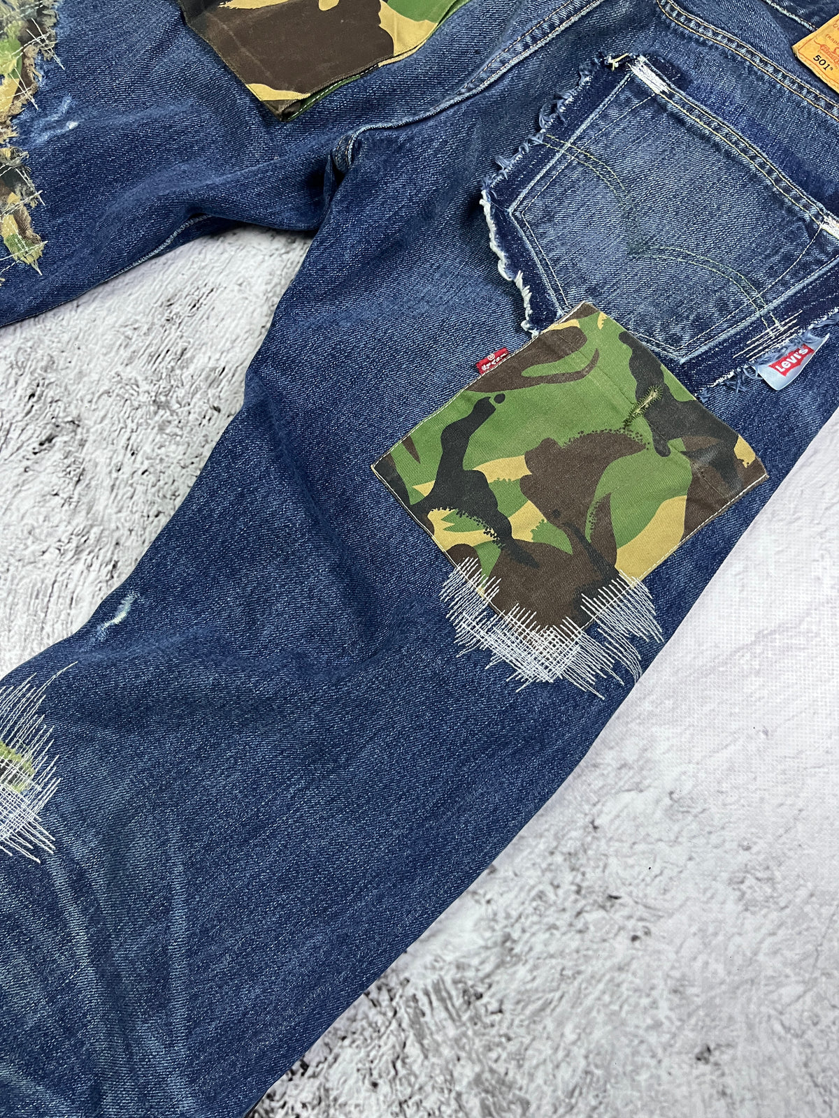 TRENCH RECONSTRUCT BORO DENIM