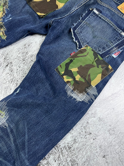 TRENCH RECONSTRUCT BORO DENIM