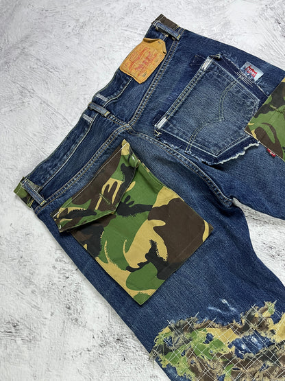TRENCH RECONSTRUCT BORO DENIM