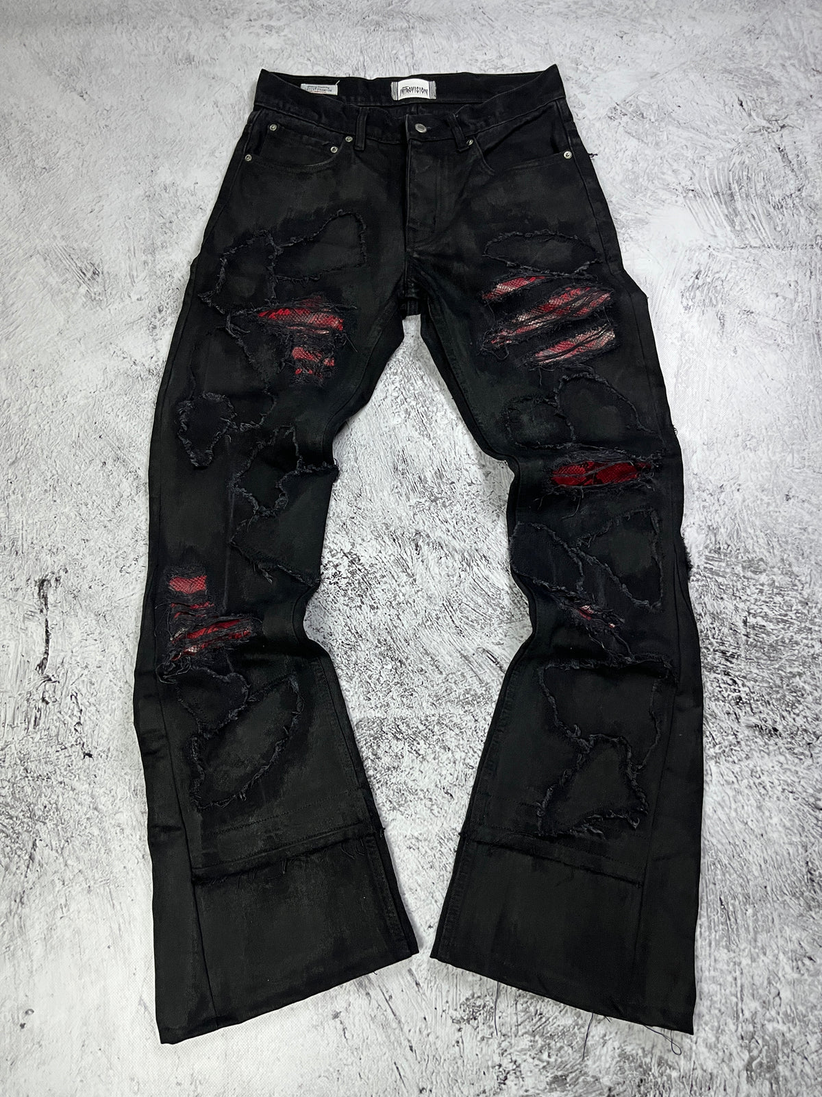 WAXED VIPER FLARE DENIM