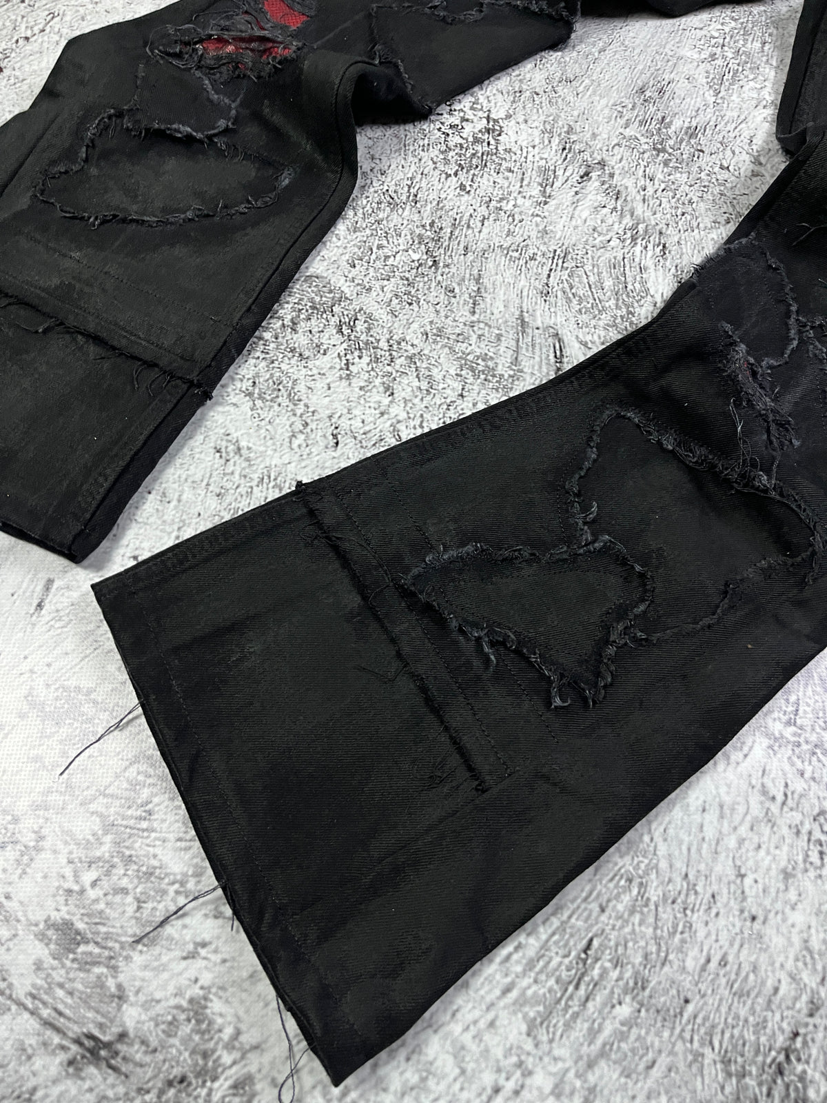 WAXED VIPER FLARE DENIM