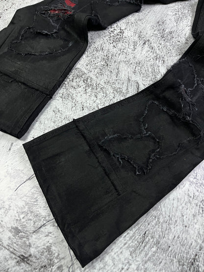 WAXED VIPER FLARE DENIM
