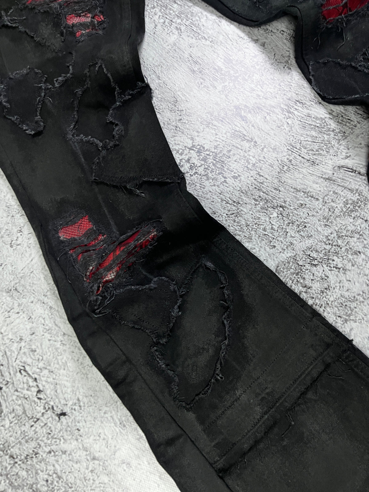 WAXED VIPER FLARE DENIM