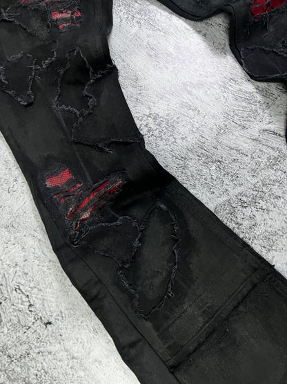 WAXED VIPER FLARE DENIM