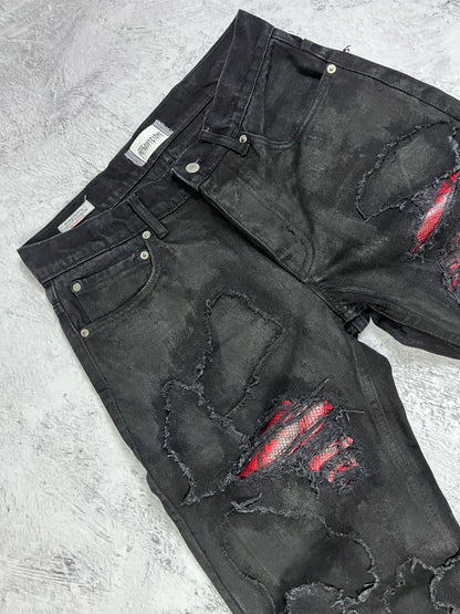 WAXED VIPER FLARE DENIM