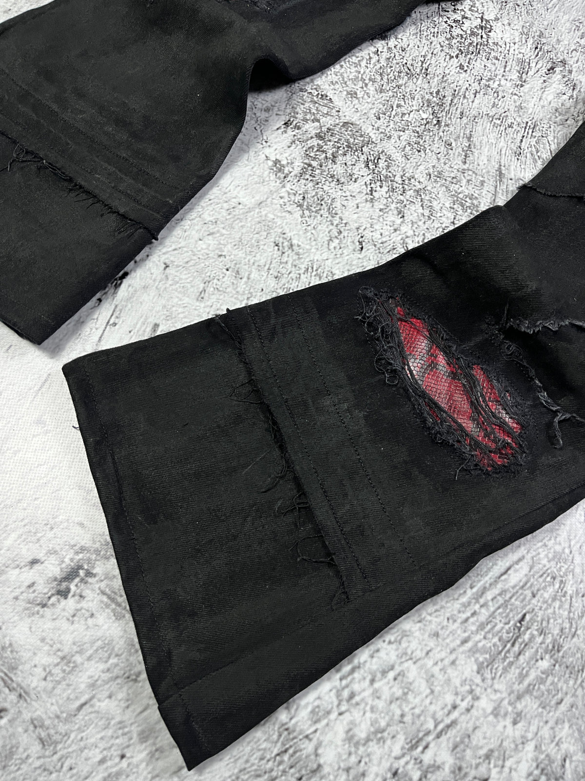 WAXED VIPER FLARE DENIM
