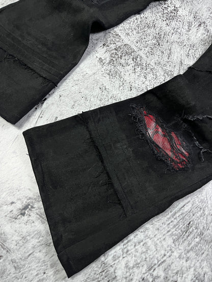 WAXED VIPER FLARE DENIM