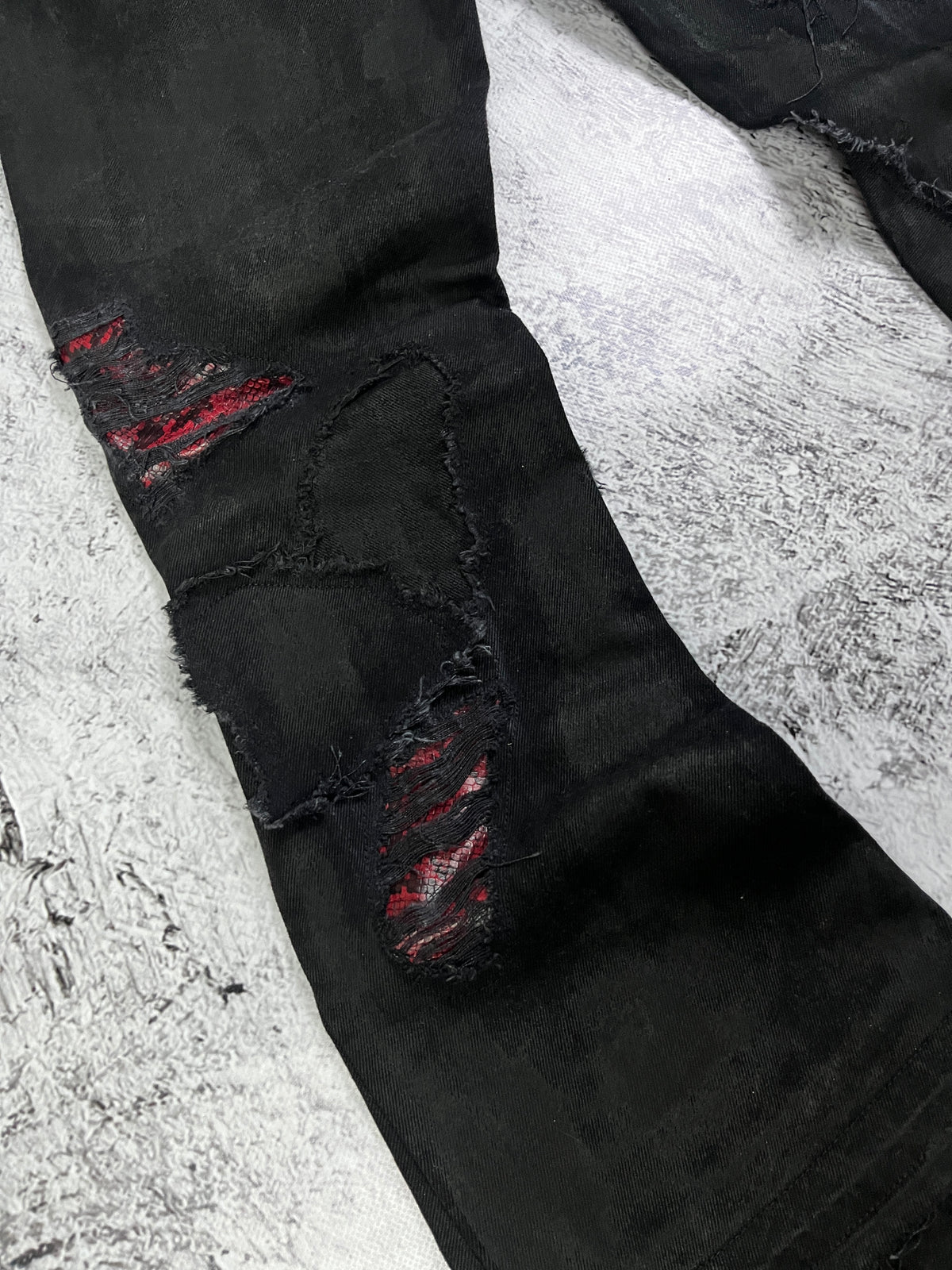 WAXED VIPER FLARE DENIM