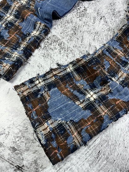 TARTAN REPAIR BORO DENIM